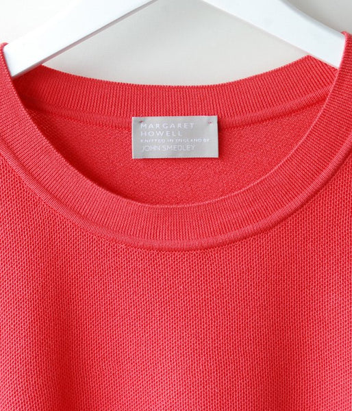 MARGARET HOWELL/SEA ISLAND COTTON PIQUE(RED)