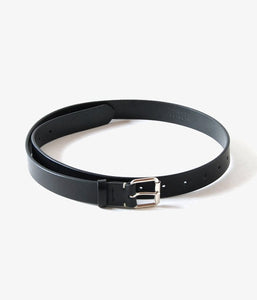 MARGARET HOWELL/ROLLER BUCKLE BELT(BLACK)