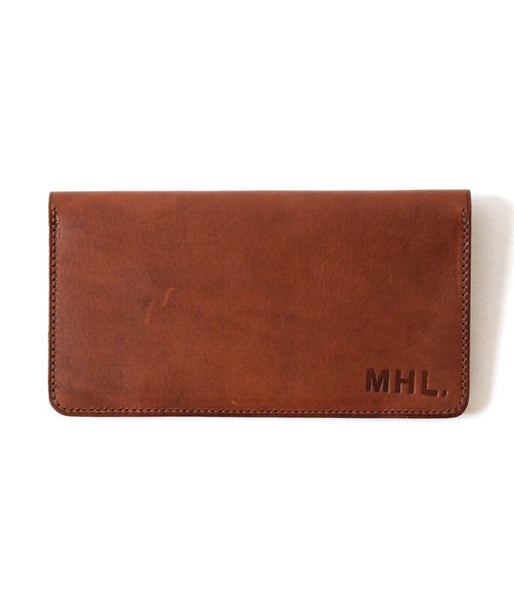 MHL./TOUGH LEATHER LONG(BROWN)