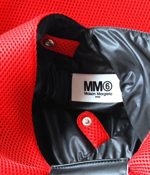 MM6 MAISON MARGIELA/MESH JAPANESE TOTE BAG(RED)(4)