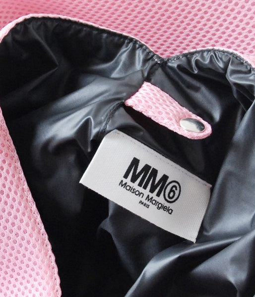 MM6 MAISON MARGIELA/MESH JAPANESE TOTE BAG(PINK)