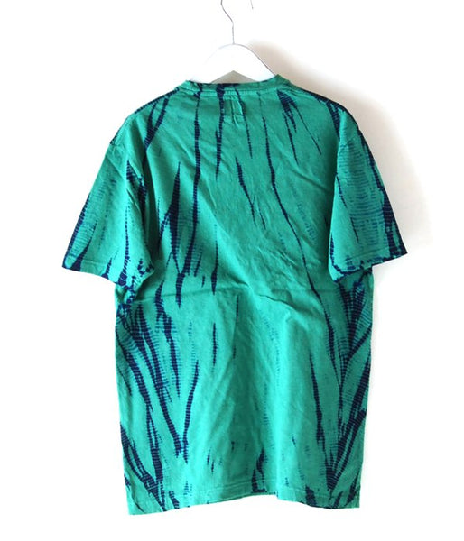 BLUE BLUE JAPAN/ムライトテンジク アリマツテスジシボリポケットTシャツ(GREEN)