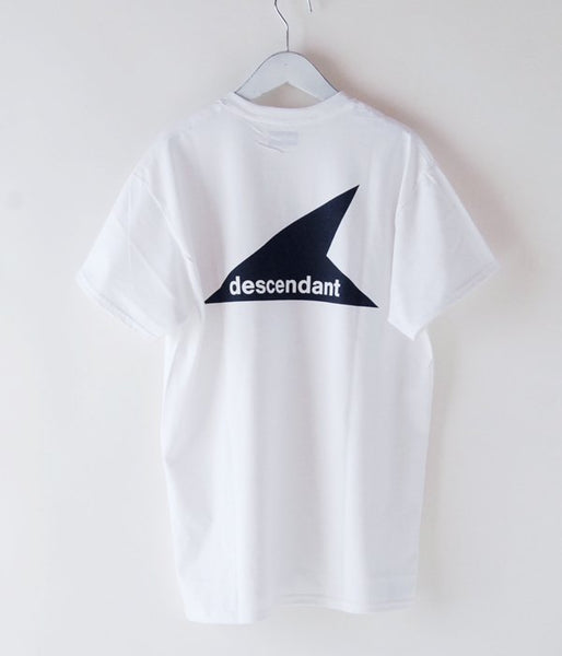 DESCENDANT/ORCA / CREW NECK SS(WHITE)