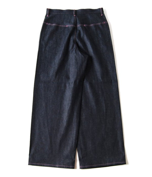 DIGAWEL/PINK STITCH JEANS(NAVY)