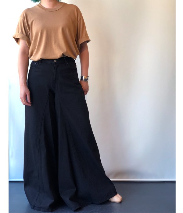 送料関税込☆MM6 Maison Margiela☆ワイドレッグ・ジーンズ MM6 MAISON MARGIELA エムエムシックス メゾン マルジェラ