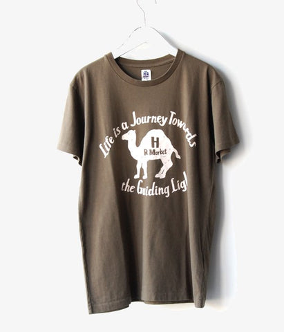HOLLYWOOD RANCH MARKET/JOURNEY CAMEL Tシャツ(OLIVE)