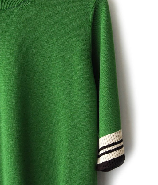 PHEENY/12G SCHOOL S/S KNIT(GREEN)