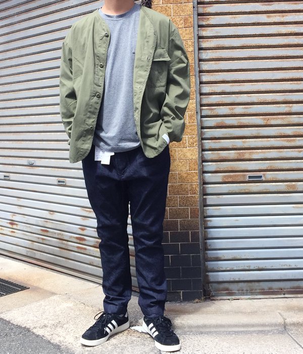 DESCENDANT/REMNANTS OX LS SHIRT(OLIVE DRAB)