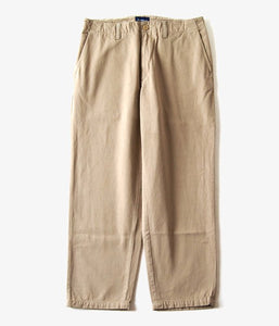 DESCENDANT/DC-6 TWILL TROUSERS