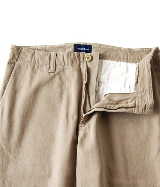 DESCENDANT/DC-6 TWILL TROUSERS