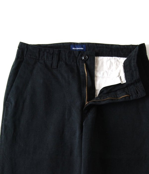 DESCENDANT/DC-6 TWILL TROUSERS