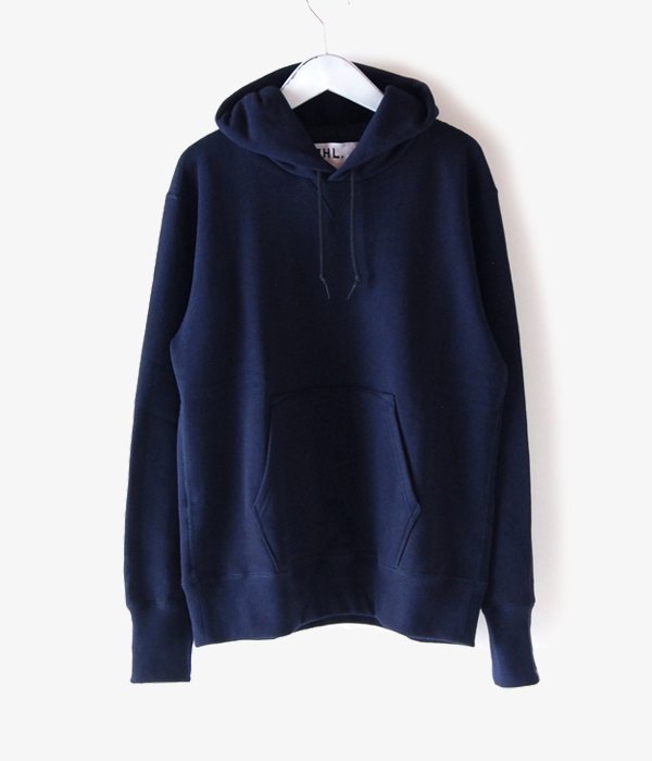 MHL./LIGHT LOOPBACK COTTON LOOPWHEELER HOODIE WOMENS (NAVY)