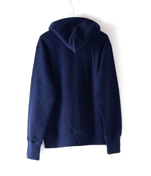 MHL./LIGHT LOOPBACK COTTON LOOPWHEELER HOODIE WOMENS (NAVY)