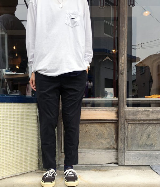 DESCENDANT/SHORE SKINNY WEATHER PANTS (BLACK)