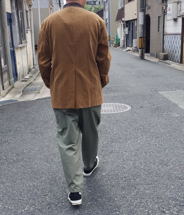 DIGAWEL/NO COLLAR JACKET(1)(CORDUROY) (CAMEL)