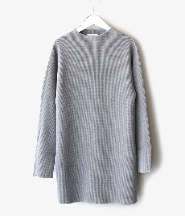 PHEENY/BIG WAFFLE HIGH NECK L/S(GRAY)