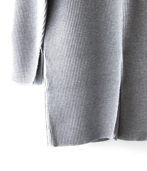 PHEENY/BIG WAFFLE HIGH NECK L/S(GRAY)