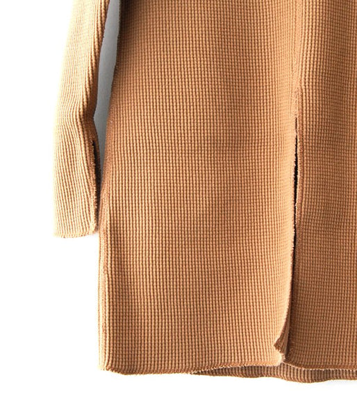 PHEENY/BIG WAFFLE HIGH NECK L/S(CAMEL)