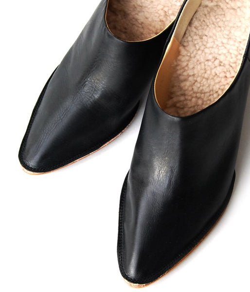 MAISON EUREKA/BABOUCHE PUMPS (BLACK)