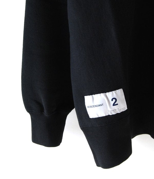 DESCENDANT/TEAM CREW NECK SWEATSHIRT (BLACK)