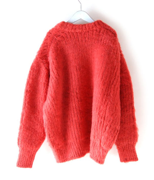 MAISON EUREKA/NAP-RAISING OVER SWEATER (BRICK)