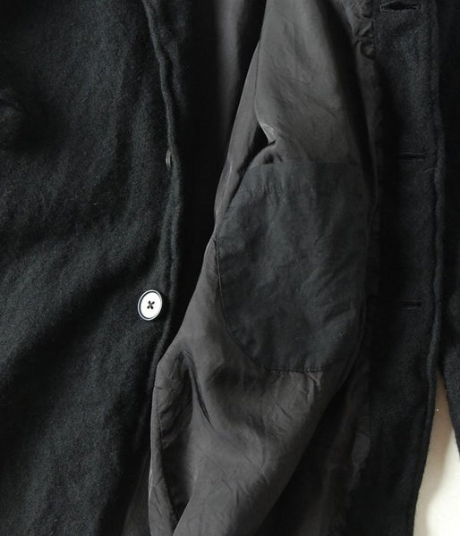 holk/OVER COAT (BLACK)