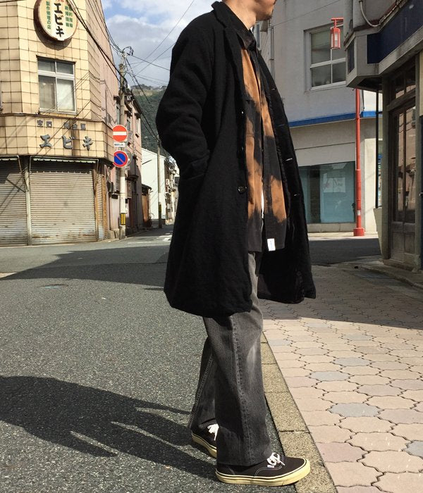 モ*︎様 holk ウールロングコート holk/OVER COAT (BLACK)