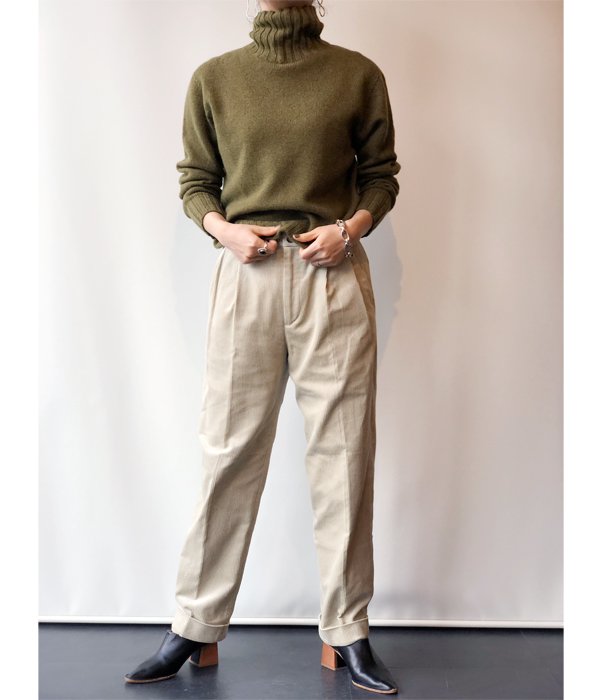 MARGARET HOWELL/8 WALE CORDUROY (BEIGE)