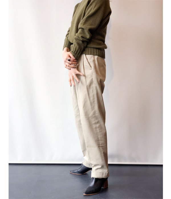 MARGARET HOWELL/8 WALE CORDUROY (BEIGE)