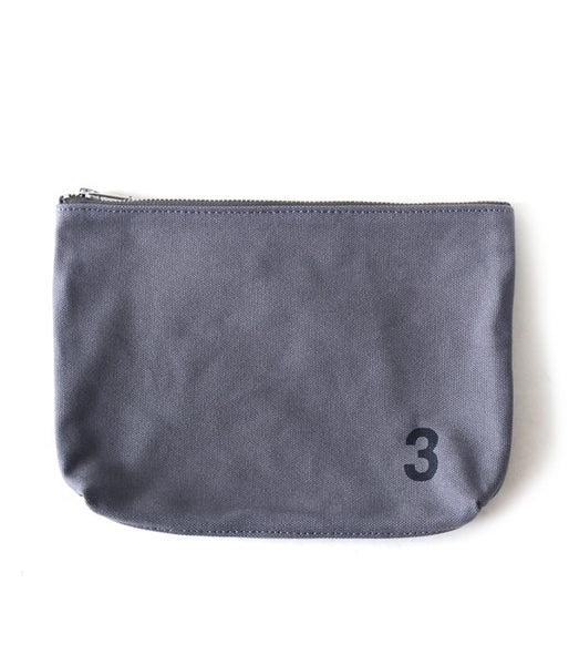 MHL./HEAVY COTTON CANVAS POUCH (GRAY)