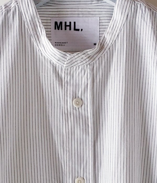 MHL【新品・タグ付き】MHL. ／GRAPHIC COTTON STRIPE - シャツ