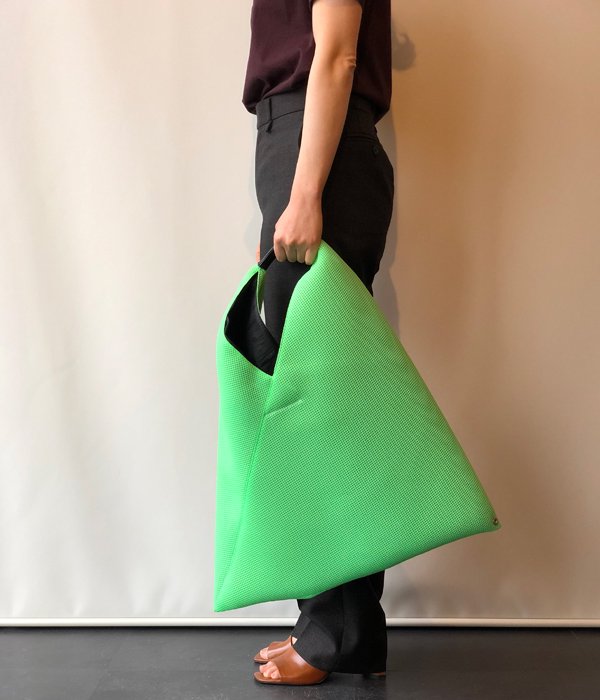 MM6 MAISON MARGIELA/MESH JAPANESE TOTE BAG (LIME)