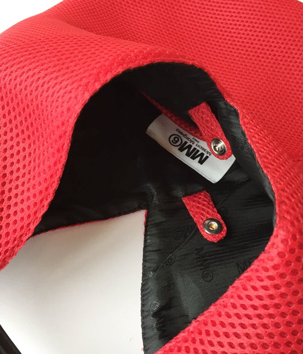 MM6 MAISON MARGIELA/MESH JAPANESE TOTE BAG MINI(RED)(1)