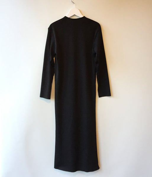 PHEENY/Pe/c WIDE RIB ROBE (BLACK)