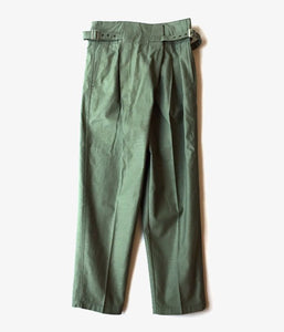 TOGA PULLA/COTTON WRAP PANTS (KHAKI)