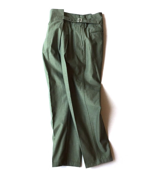 TOGA PULLA/COTTON WRAP PANTS (KHAKI)