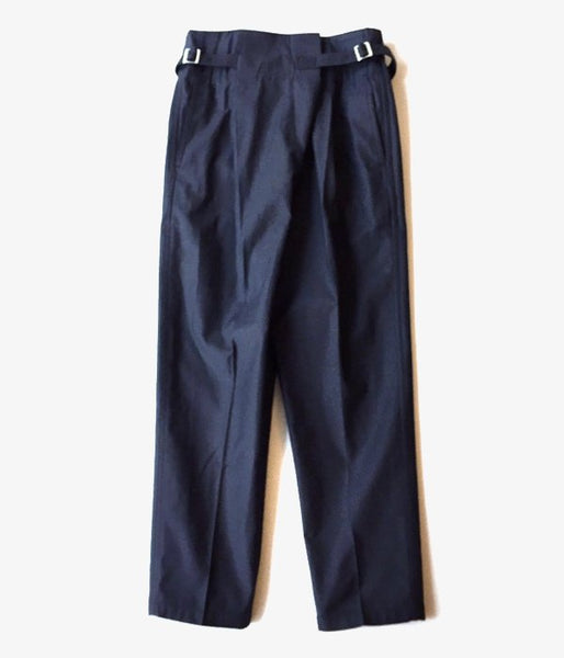 TOGA PULLA/COTTON WRAP PANTS (NAVY)