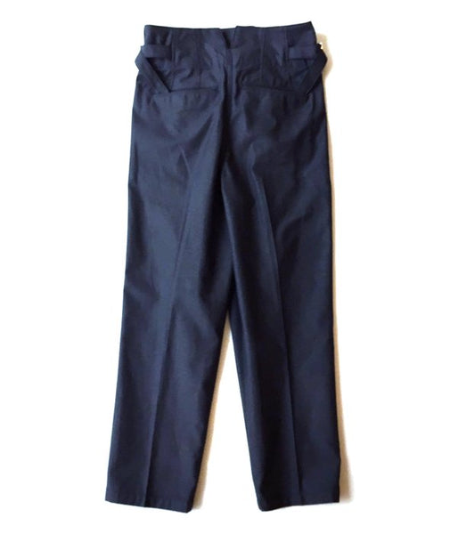 TOGA PULLA/COTTON WRAP PANTS (NAVY)