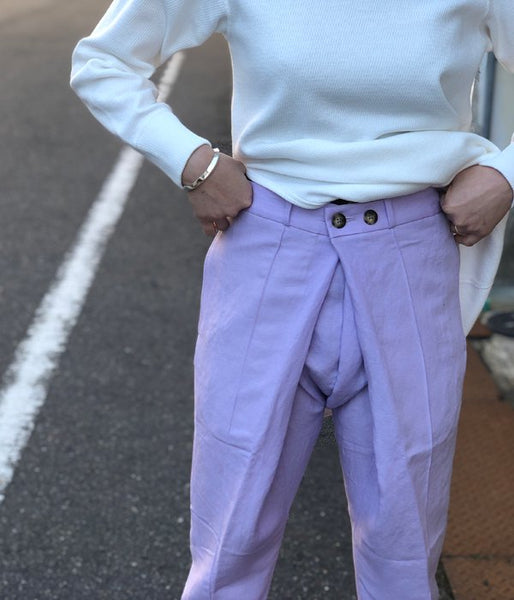 WRYHT/TATAMI TROUSER(HYDRANGEA)