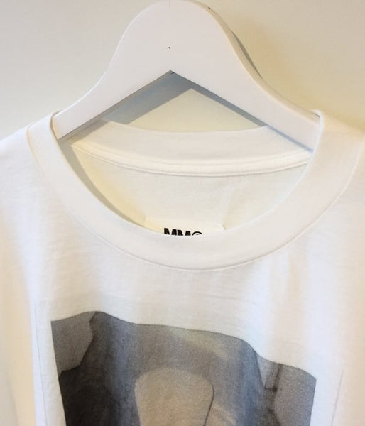 MM6 MAISON MARGIELA/POLAROID PRINTED SHORT TEE(WHITE)