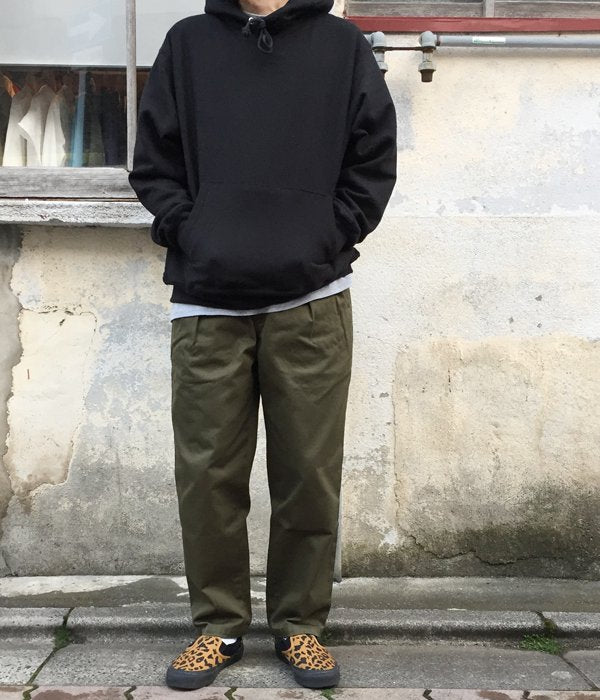 DESCENDANT DC-3 TWILL TROUSERS 24SS サイズ2 DESCENDANT/DC-3 TWILL TROUSERS (YELLOW)