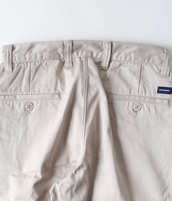 DESCENDANT/DC-3 TWILL TROUSERS (BEIGE)