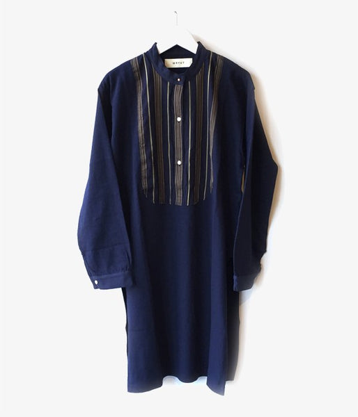 WRYHT/STAND COLLAR UNDER SHIRTS(NAVY)