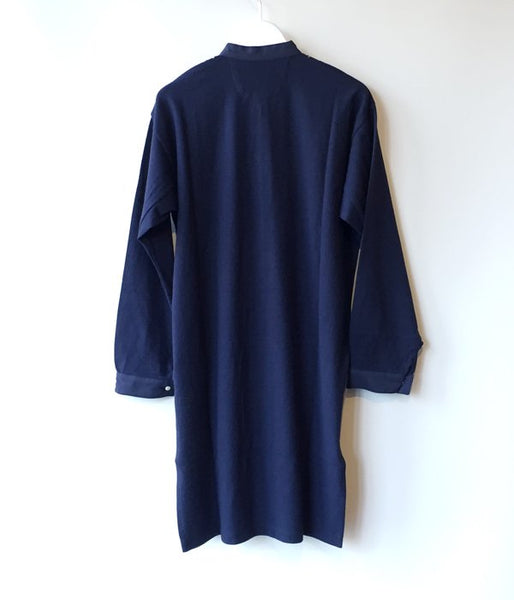 WRYHT/STAND COLLAR UNDER SHIRTS(NAVY)