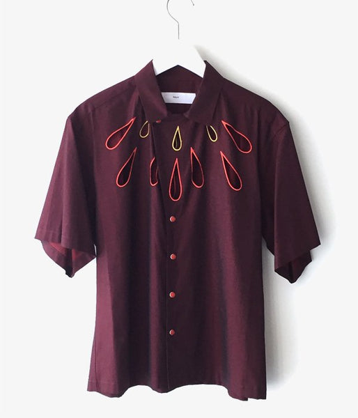 TOGA PULLA/EMBROIDERY SHIRT (RED)
