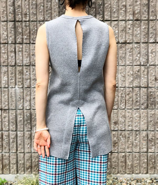 PHEENY/16/- HONEYCOMB BACK SLIT N/S (GRAY)