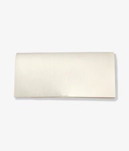 Aeta/NATURAL LEATHER LONG WALLET(WHITE)