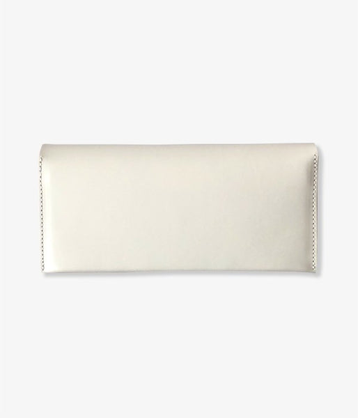 Aeta/NATURAL LEATHER LONG WALLET(WHITE)
