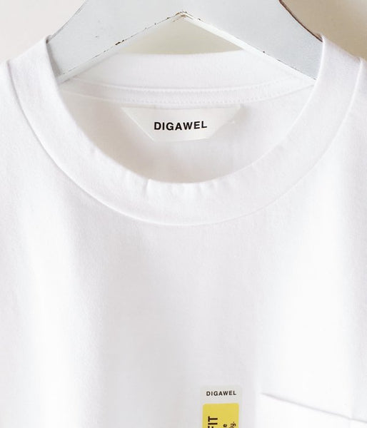DIGAWEL/POCKET T-SHIRT (WHITE)