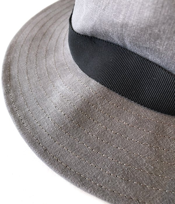 新品　未使用　MARGARET HOWELL マーガレットハウエル　リネン　帽子 MARGARET HOWELL/LINEN HAT(GRAY)